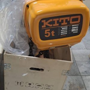 جرثقیل 5تن برقی سقفی زنجیری طرح kito