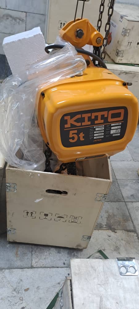 f8a81016-1d6c-4e8e-bffa-89dcdb54c17a جرثقیل 5تن برقی سقفی زنجیری طرح kito